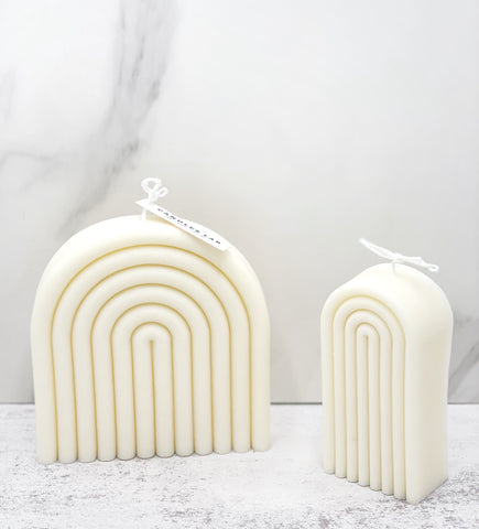 Handmade soy wax gate candle