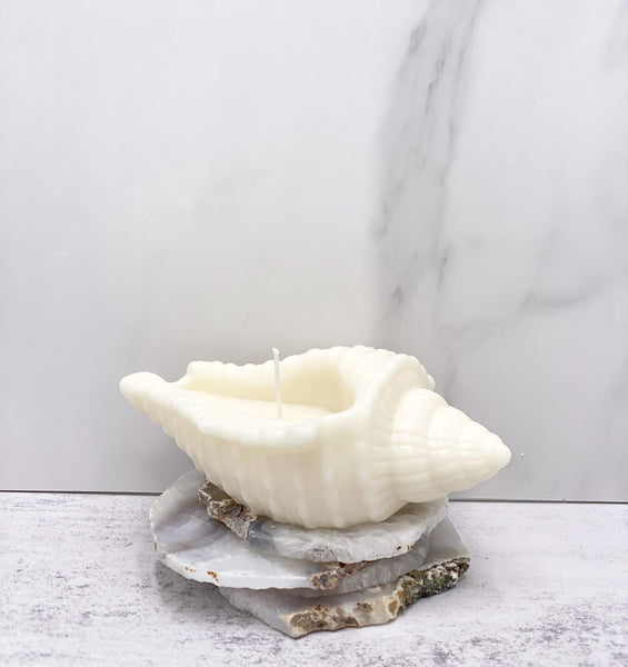 Handmade soy wax sculpture candle