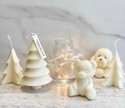 Handmade soy wax vegan various Christmas festival candles